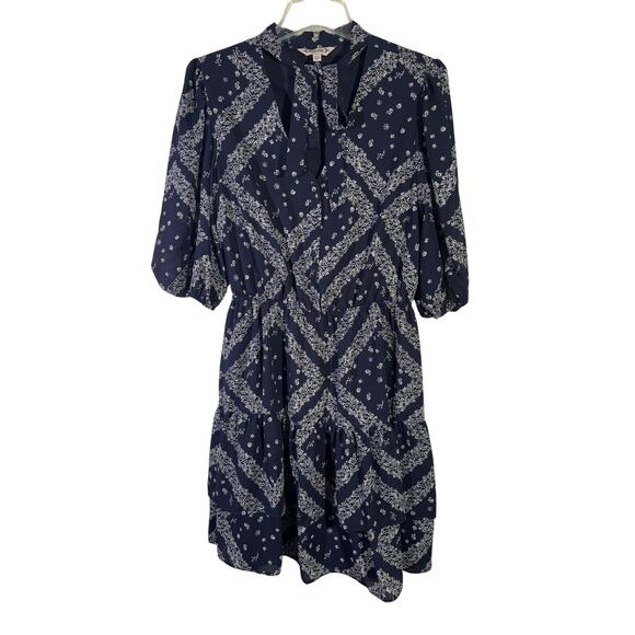 Nanette Lapore Printed Crepe Mini Dress Size 8 - Picture 1 of 6